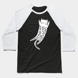 striped cat Baseball T-Shirt